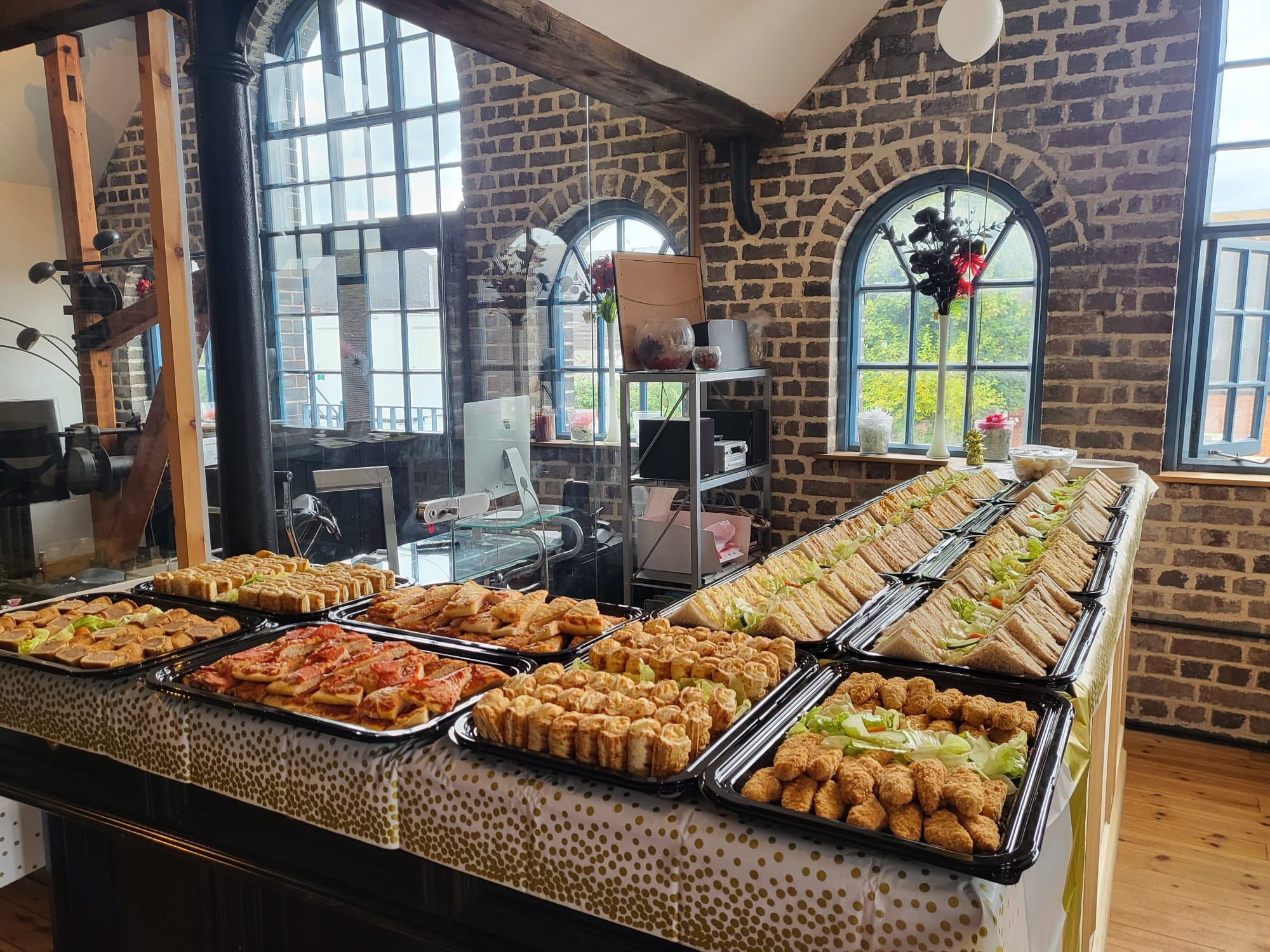Elegant charcuterie display for a special event