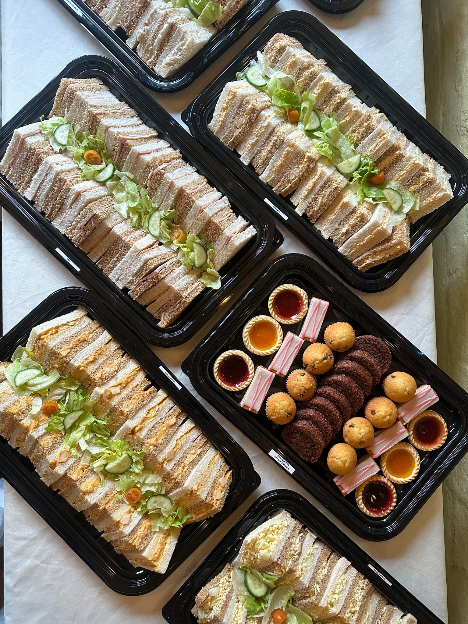Real Cottage Catering sandwich and dessert platters